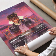 LEGENDS NEVER DIE - Deskyou Poster