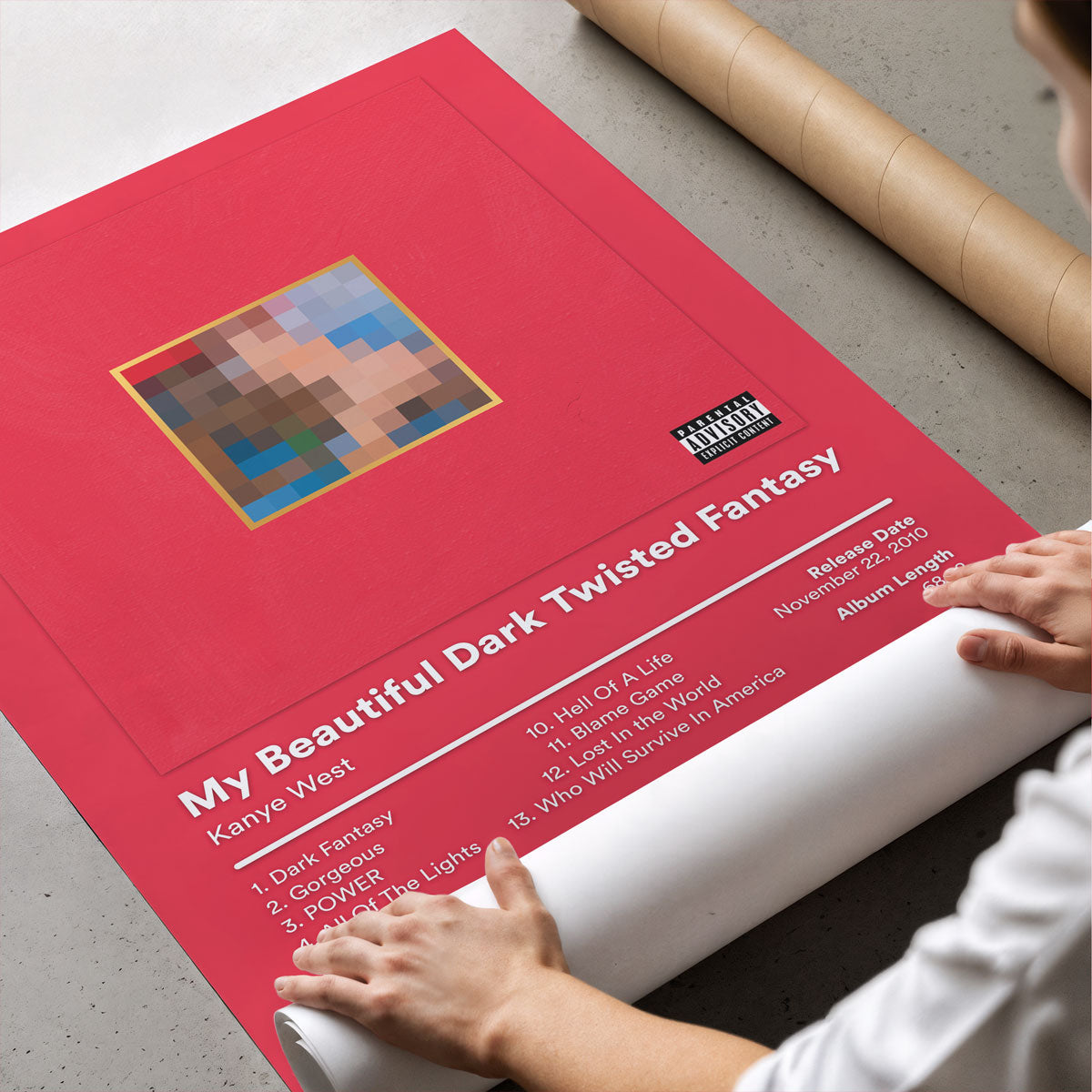 MY BEAUTIFUL DARK TWISTED FANTASY - Deskyou Poster