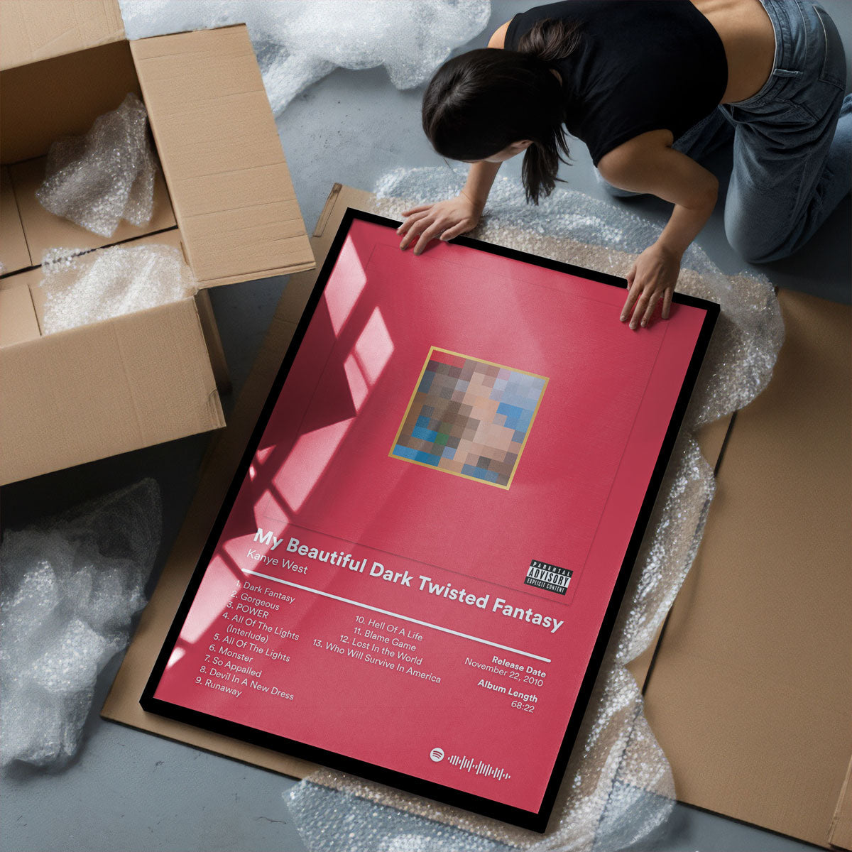 MY BEAUTIFUL DARK TWISTED FANTASY - Deskyou Poster