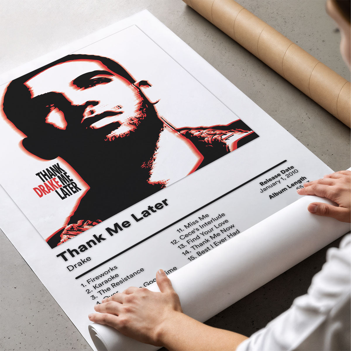 THANK ME LATER - Deskyou Poster