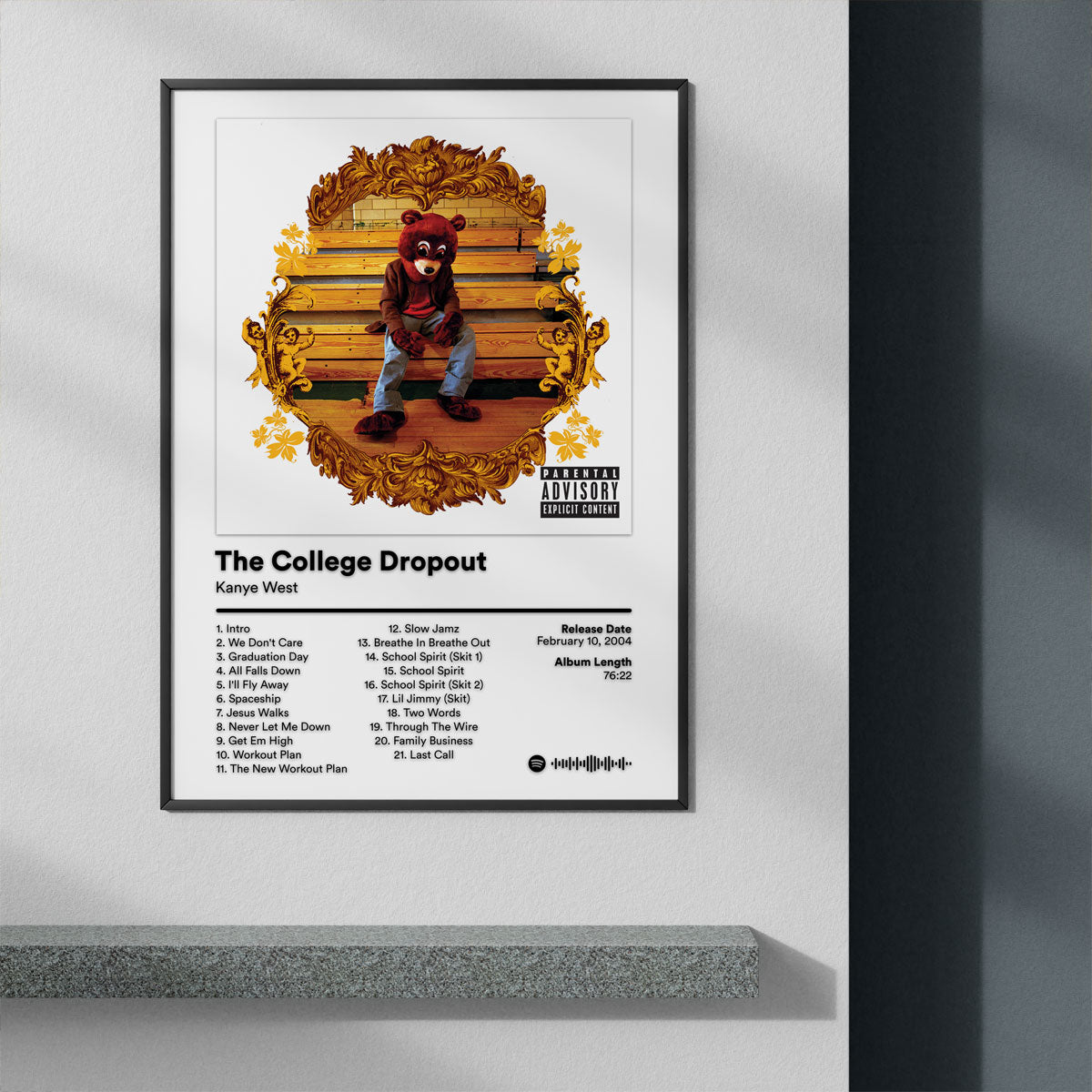 THE COLLEGE DROPOUT - Deskyou Poster