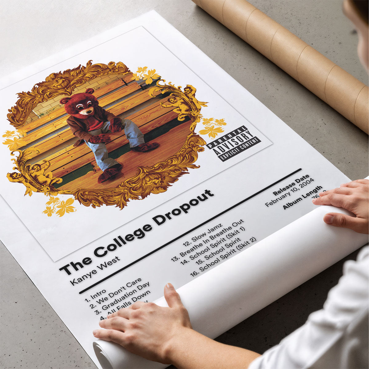 THE COLLEGE DROPOUT - Deskyou Poster
