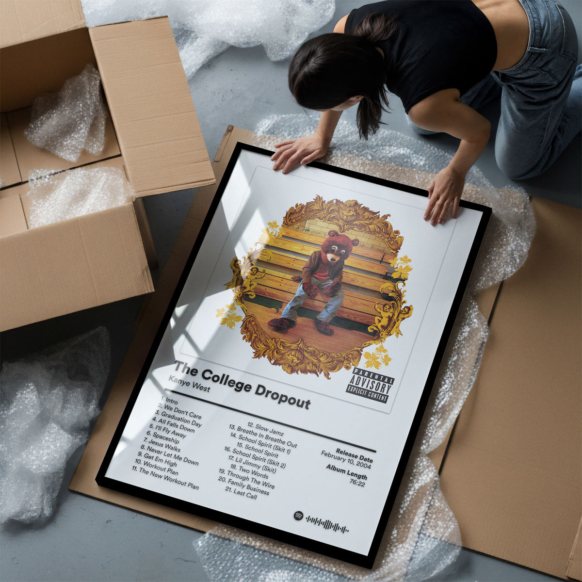 THE COLLEGE DROPOUT - Deskyou Poster