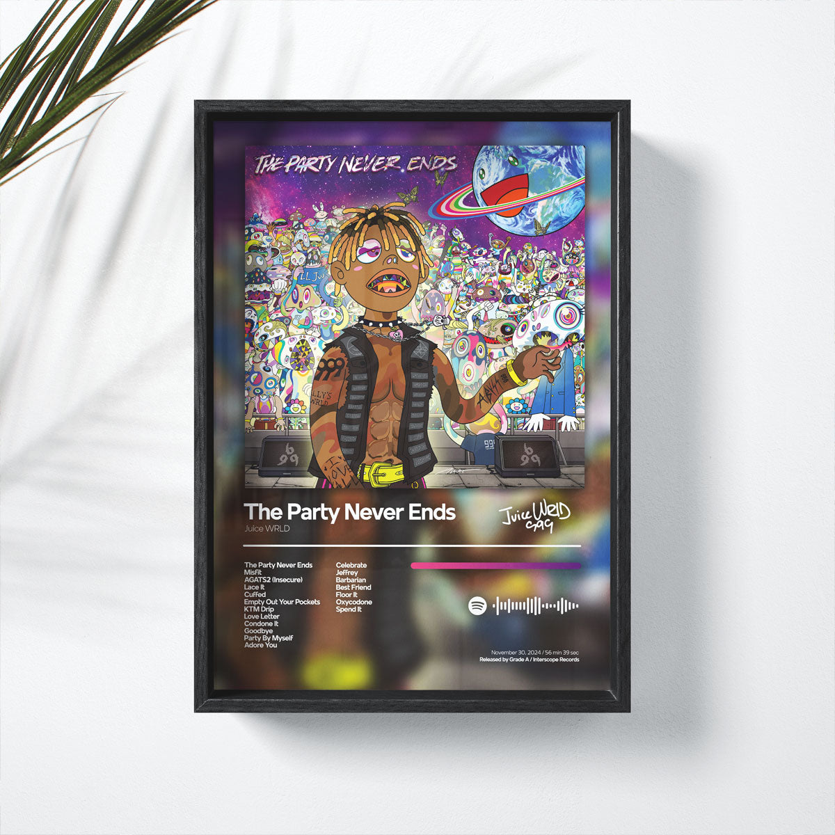 THE PARTY NEVER ENDS - Deskyou Poster