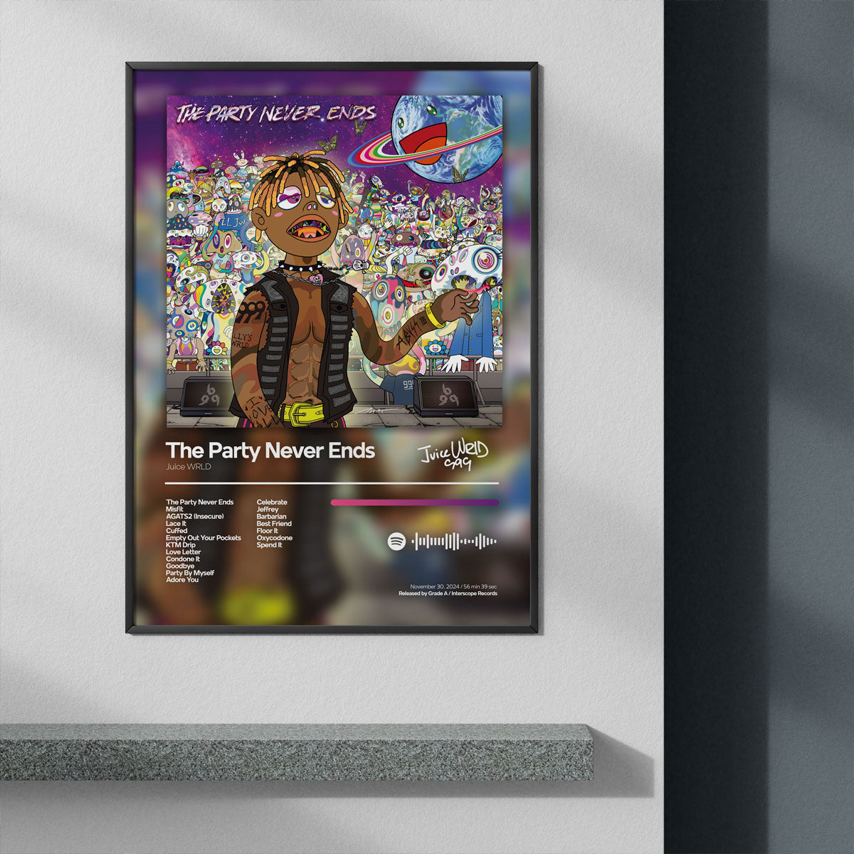 THE PARTY NEVER ENDS - Deskyou Poster