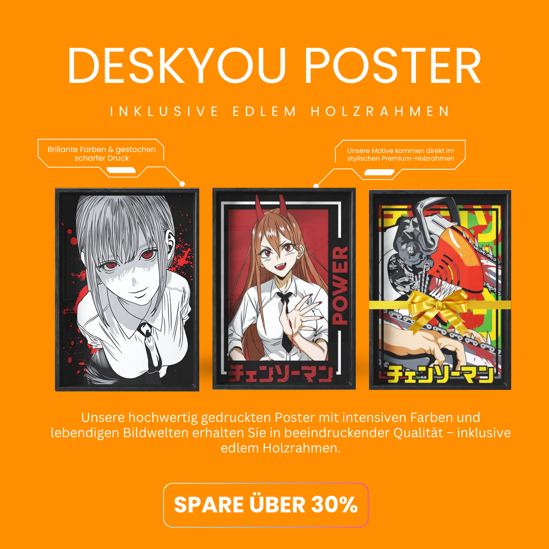 3er Bundle Poster CHAINSAW Anime