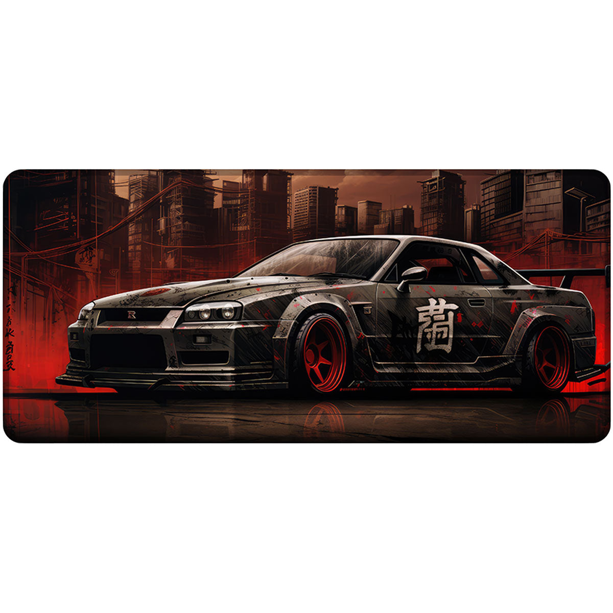 GTR Red China- Car Design - XXL Gaming Mauspad