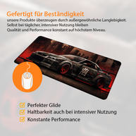 GTR Red China- Car Design - XXL Gaming Mauspad