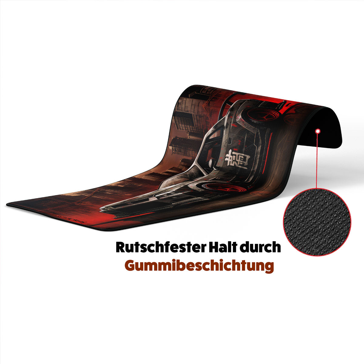 GTR Red China- Car Design - XXL Gaming Mauspad