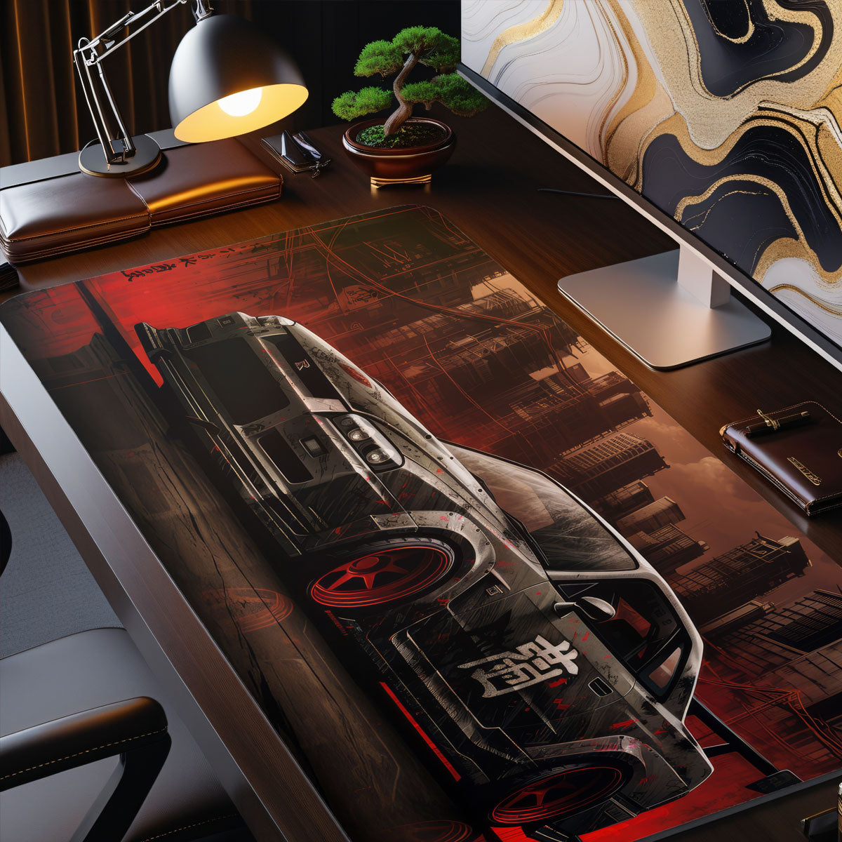 GTR Red China- Car Design - XXL Gaming Mauspad