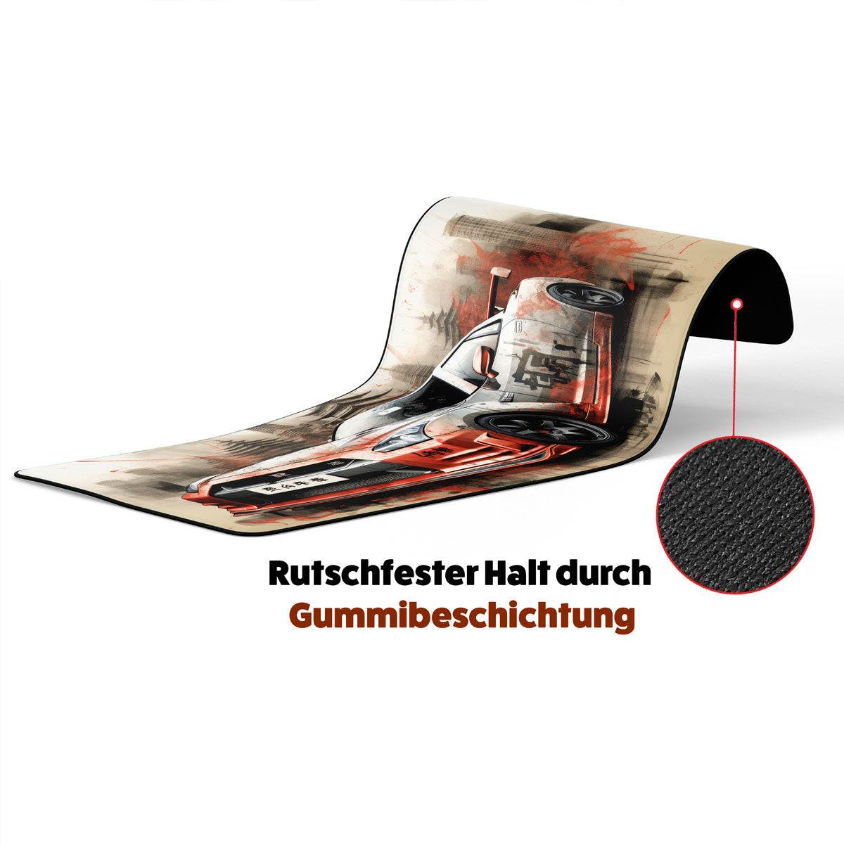 GTR Orange China - Car Design - XXL Gaming Mauspad