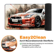 GTR Orange China - Car Design - XXL Gaming Mauspad