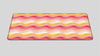 PAPER WAVE YELLOW RED - Pattern Design - XXL Gaming Mauspad