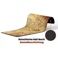 Piraten Weltkarte - Karten Design - XXL Gaming Mauspad