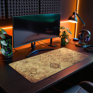 Piraten Weltkarte - Karten Design - XXL Gaming Mauspad
