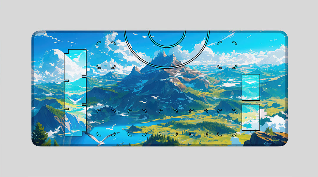 Mountain Hills - Playmat Spielmatte