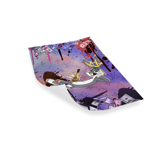 MONEY BUNNY - Bilderfolie für LED Rahmen