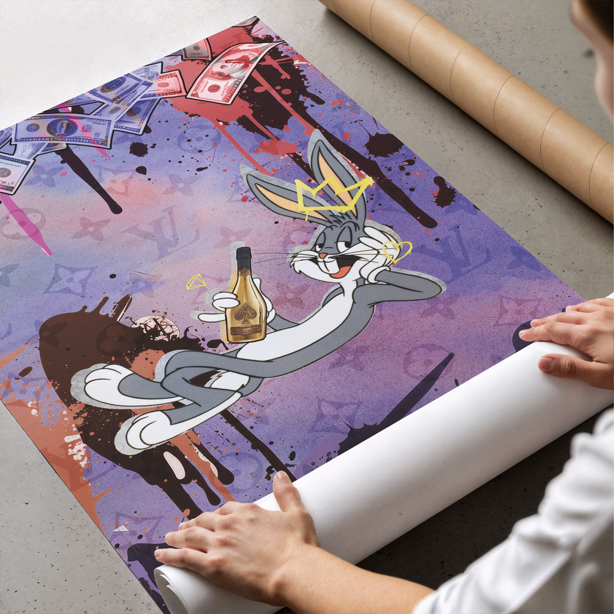 MONEY BUNNY - Deskyou Poster