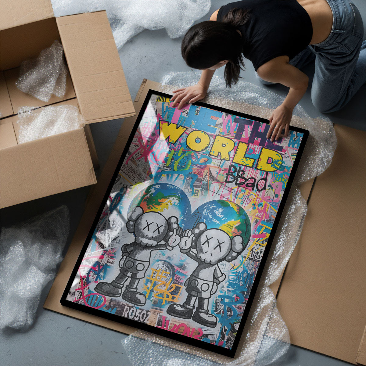 BAD WORLD - Deskyou Poster