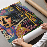 GIRL WITH EARRING - Deskyou Poster