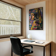 GIRL WITH EARRING - Deskyou Poster