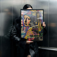 GIRL WITH EARRING - Deskyou Poster