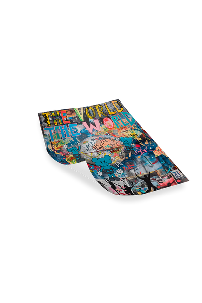 THE WORLD - Bilderfolie für LED Rahmen