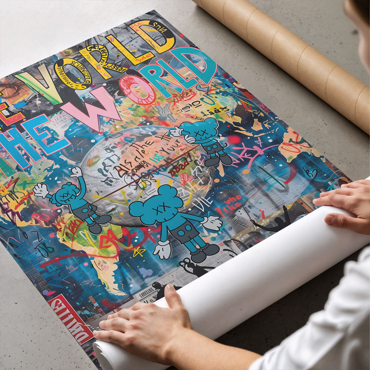 THE WORLD - Deskyou Poster