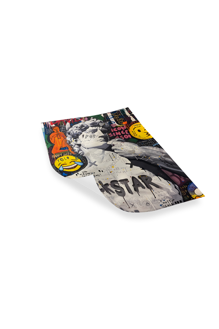 ROCKSTAR - Bilderfolie für LED Rahmen