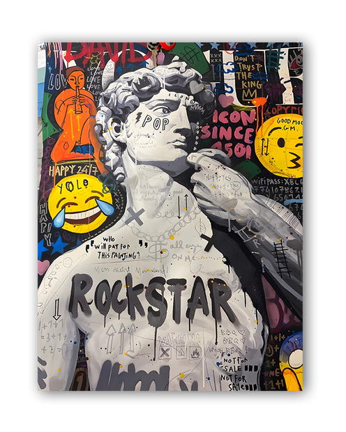 ROCKSTAR - Bilderfolie für LED Rahmen