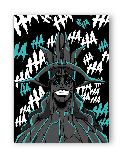 EVIL GOD STATUE - Bilderfolie für LED Rahmen