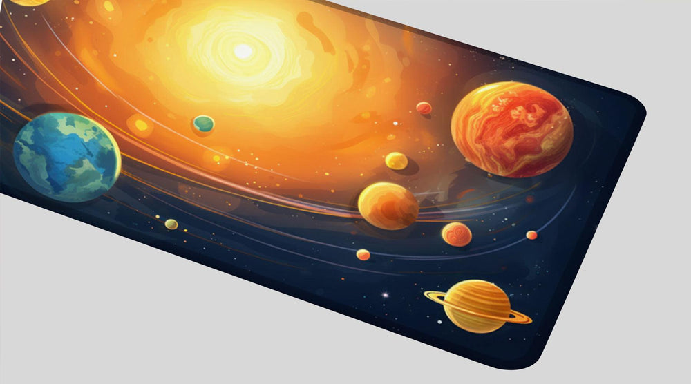 SOLAR SYSTEM - Space Design - XXL Gaming Mauspad