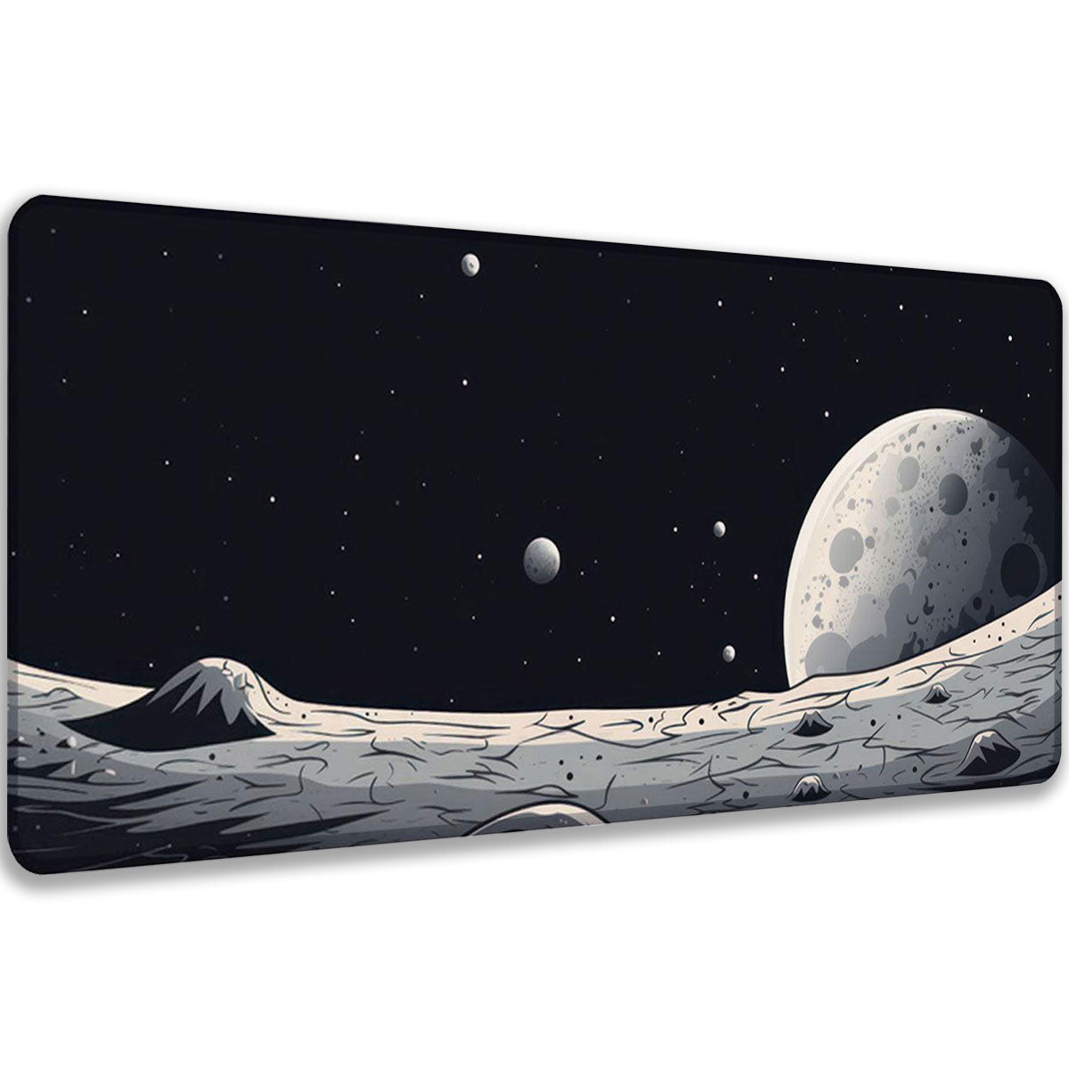 MOONSCAPE ODYSSEY - Space Design - XXL Gaming Mauspad