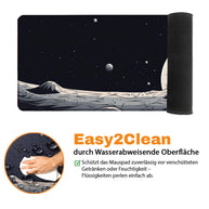 MOONSCAPE ODYSSEY - Space Design - XXL Gaming Mauspad