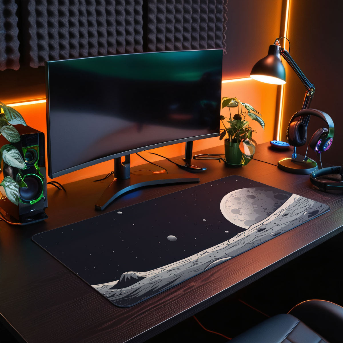 MOONSCAPE ODYSSEY - Space Design - XXL Gaming Mauspad