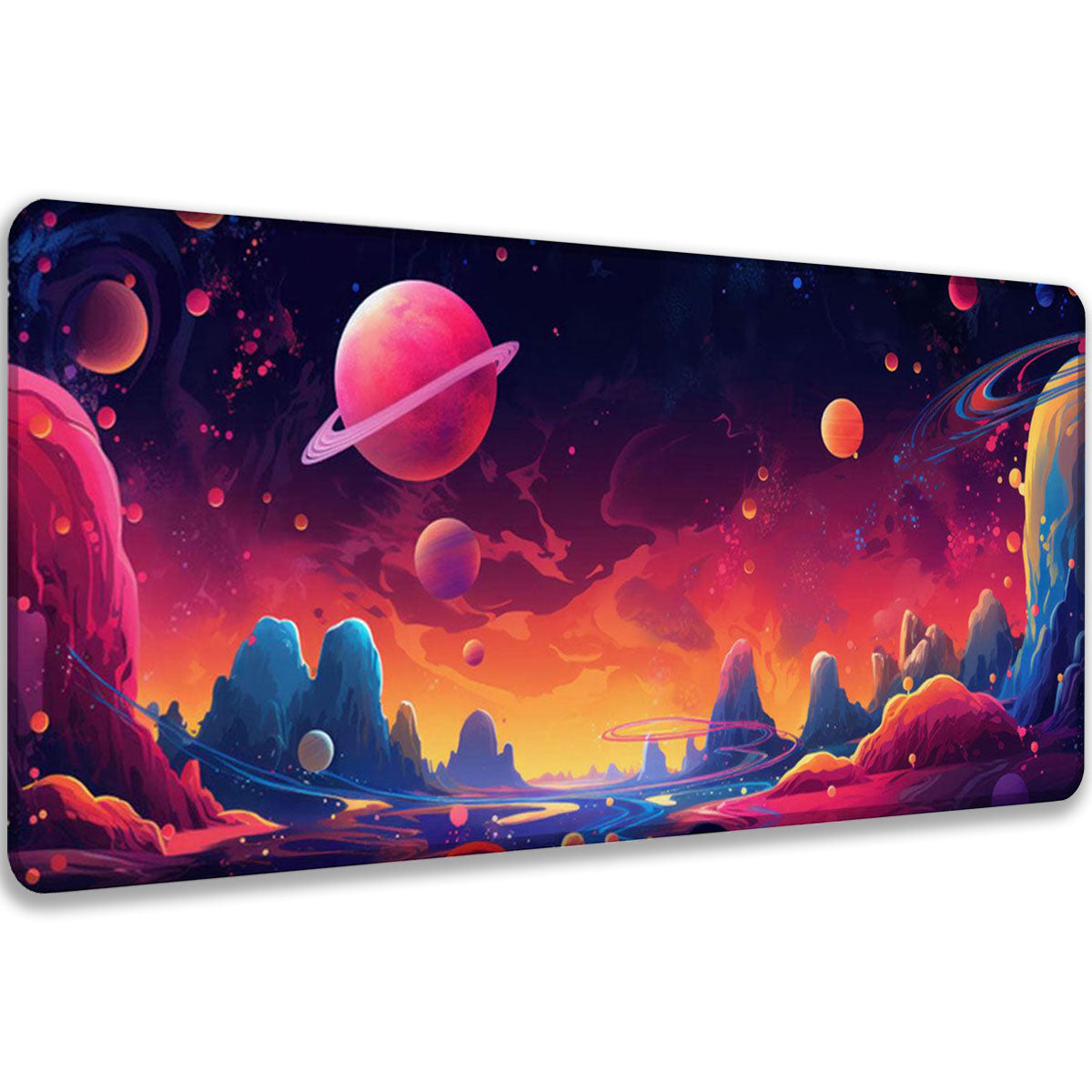 PLANET SWARM - Space Design - XXL Gaming Mauspad
