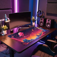 PLANET SWARM - Space Design - XXL Gaming Mauspad