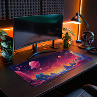 PLANET SWARM - Space Design - XXL Gaming Mauspad
