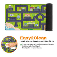 Kinder Strassenteppich Spielteppich Street- XXL Gaming Mauspad