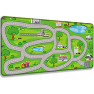 Kinder Strassenteppich Spielteppich Green - XXL Gaming Mauspad