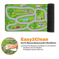 Kinder Strassenteppich Spielteppich Green - XXL Gaming Mauspad