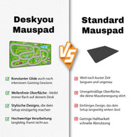 Kinder Strassenteppich Spielteppich Green - XXL Gaming Mauspad