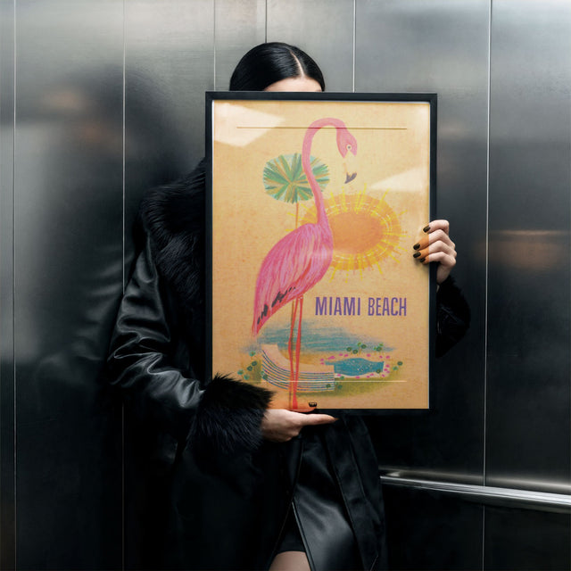 PINK FLAMINGO - Deskyou Poster